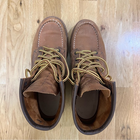 Red Wing CLASSIC MOC MEN'S 6-INCH BOOT IN COPPER ROUGH & TOUGH LEATHER - Picture 6 of 15